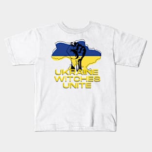 Ukaine witches unite Kids T-Shirt